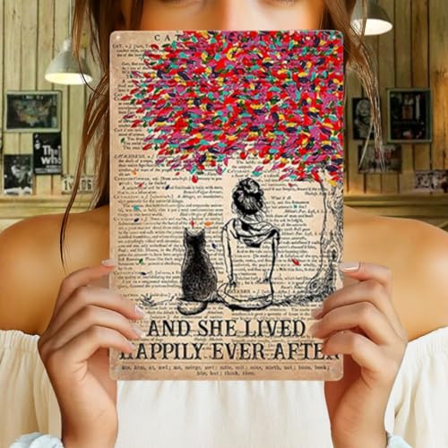 20×30cm ブリキ 看板 キャット 猫 ポスター ヴィンテージ風 レトロ USA アメリカン アメカジ インテリア 雑貨 壁掛け 装飾 アートプレート (4)