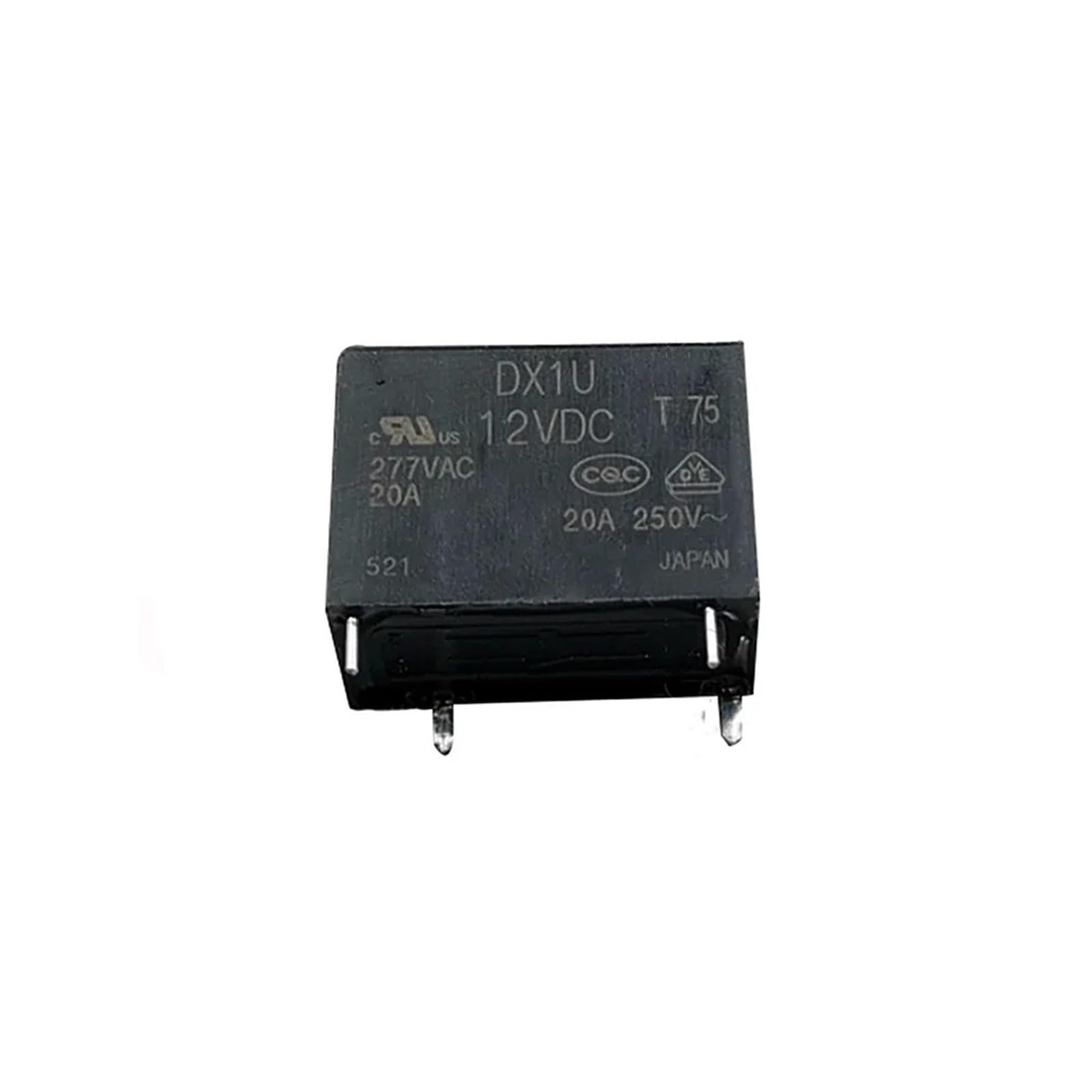 SMGLRUEAT 5pcs relay:DX1U 12VDC 20A 277VAC 12V 4pins