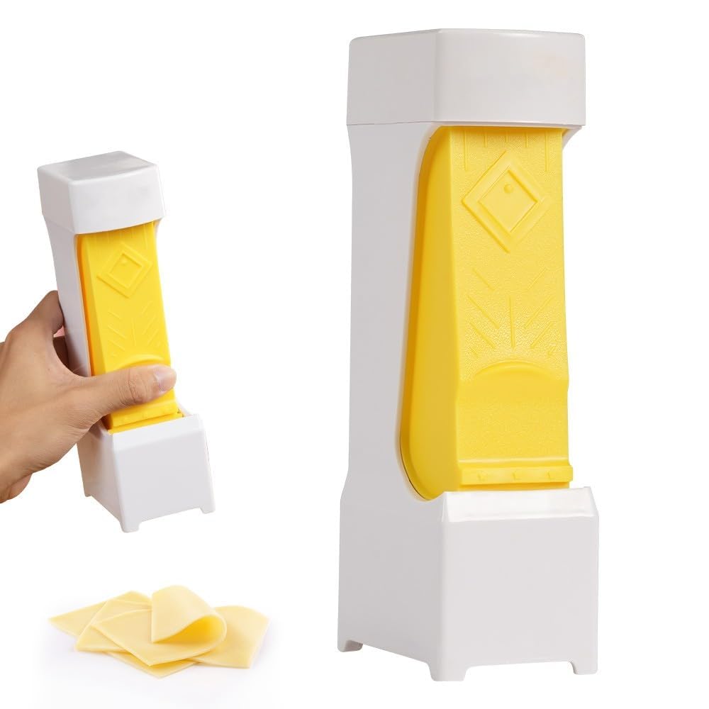 Portable Butter Cutter Slicer Single Stick, New Butter Dispenser and Storage Case Effortless Butter Slicer One Click, Cheese Splitter with Stainless Steel Blade for Making Bread, Cakes, Cookies (1PCS)