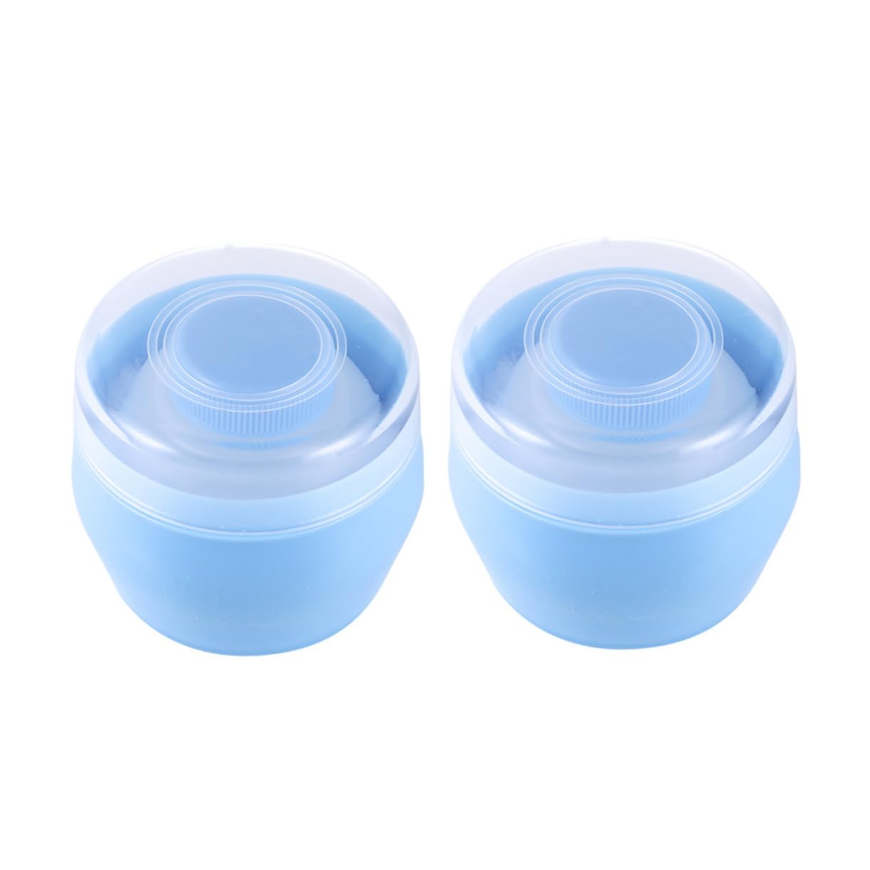 IWOWHERO Boys and Girls Body Puff Powder Talc- 2 Pack Portable Plush Easy to Use Store