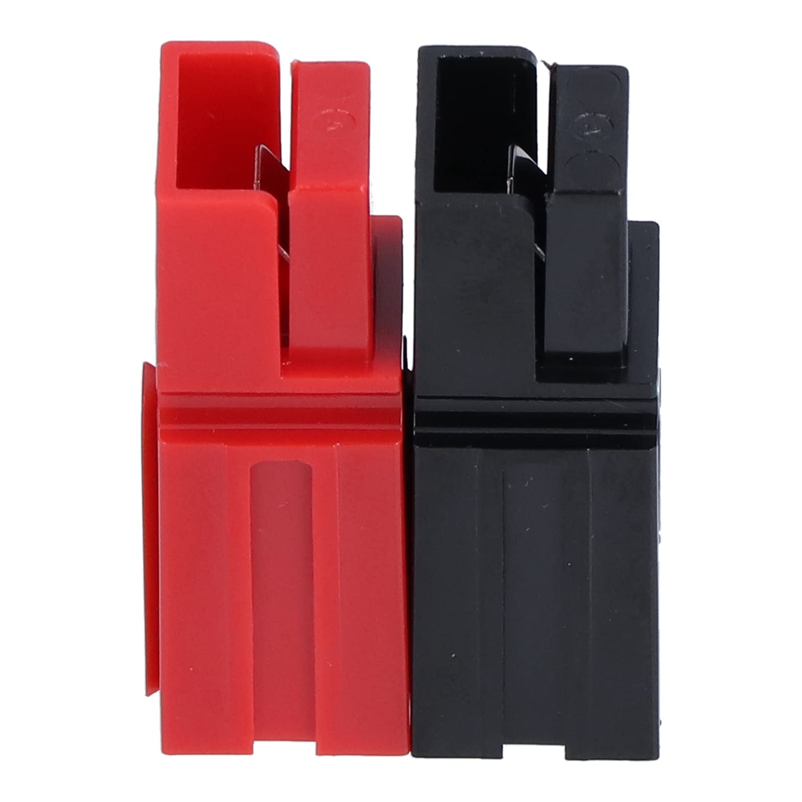 Contatti Connettori Batteria da 75 A Spine Rosse/nere + Terminali, Placcati in Argento, Corrente Elevata per Gruppo di Codifica, con Code di Rondine Stampate