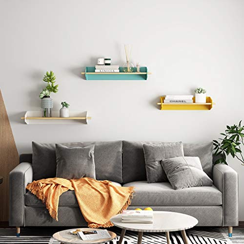 Cuisine organisée avec la boîte de rangement murale simple à trois couleurs