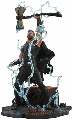 Diamond Select Toys - Marvel Select Avengers Infinity War - Figura de diorama de Thor PVC estándar color negro Diamond Select Toys - Marvel Select Avengers Infinity War - Figura de diorama de Thor PVC estándar color negro