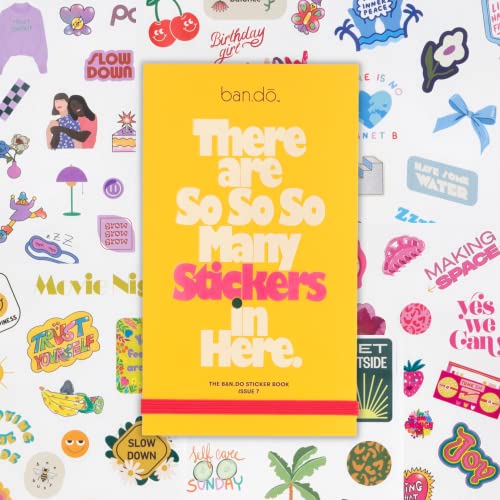 ban.do Sticker Book with Over 700 Assorted Stickers and 35 Sheets with Fun/Colorful/Aesthetic Pack for Scrapbooking Planners or Journals, Issue 7 by ban.do - Used condition - US$8.37