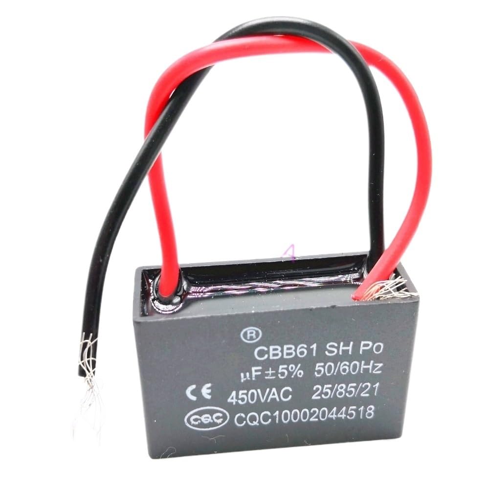 Condensador CBB61 0.47UF para ventilador de CA de 1 pieza 2
