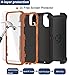 RubCase for iPhone 13 Pro Max Case with Belt Clip Holster, 2 x Screen Protector, Military Grade Drop Protection Heavy Duty Full Body Shockproof Rugged Protective Cover for iPhone 13 Pro Max Orange