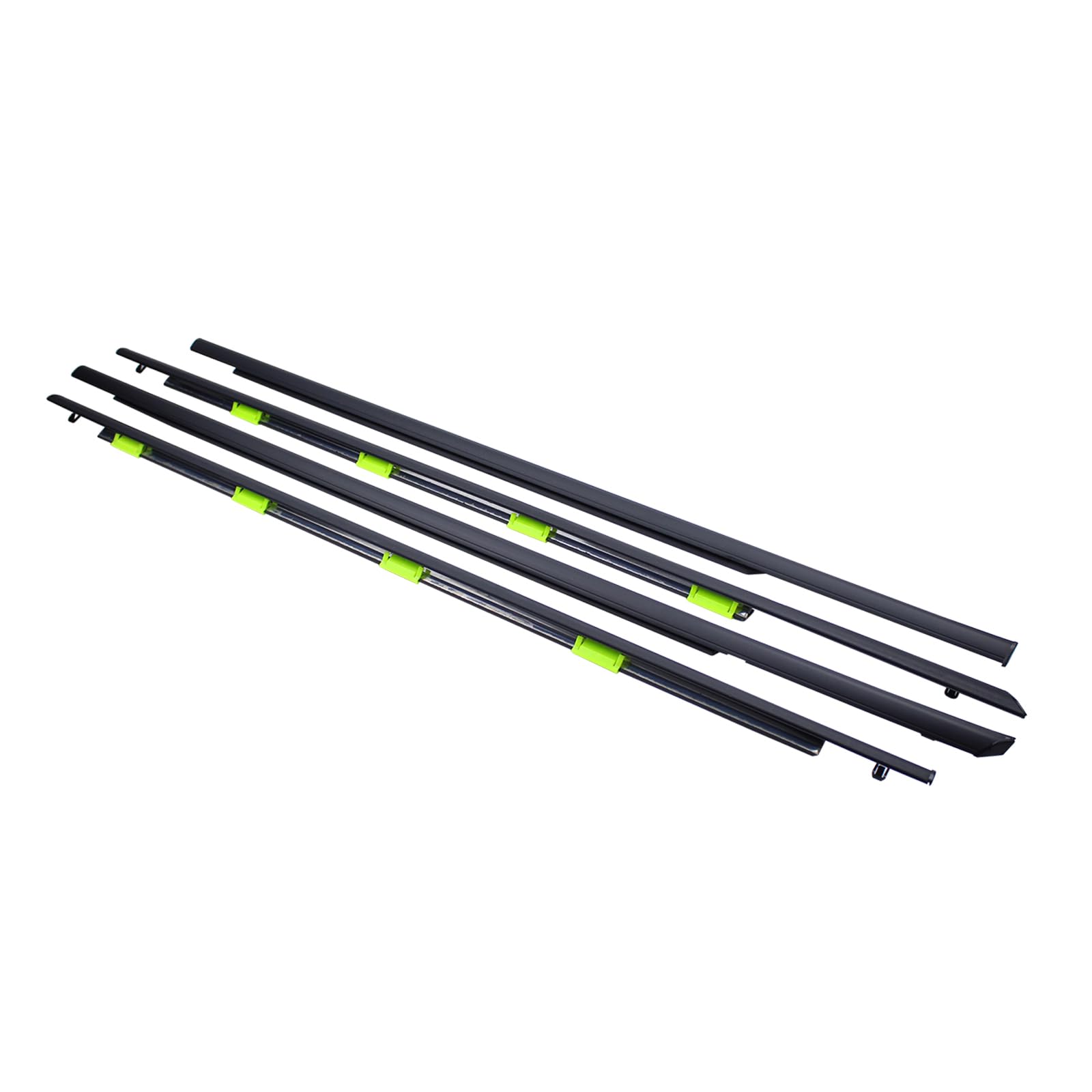 4Pcs Front Rear Outer Door Belt Weatherstrip for Honda | for Honda Civic 1996-2000