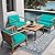 idee-home Outdoor Cushions for Patio Furniture, Outdoor Seat Cushions 26.5 x 26.5 Waterproof & Fade Resistant Couch Sofa Replacement Deep Couch Chair Cushion for Yard Garden Deck