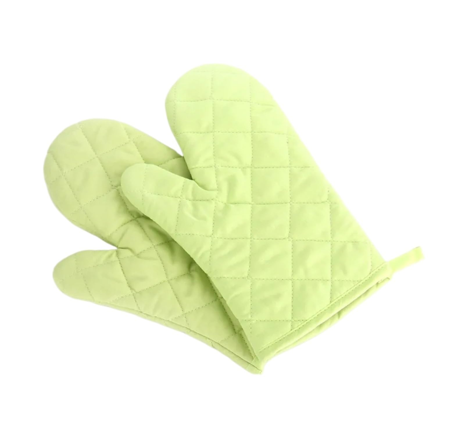 Genérico 2PCS Guantes de Horno, algodón Silicona, 11x7 Inch Cocina