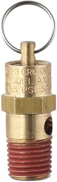 1/4" NPT 135-270 PSI Air Compressor Safety Relief Pressure Valve, Tank OUT Off Electrical Equipment Safety Control Spring Exhaust Valve