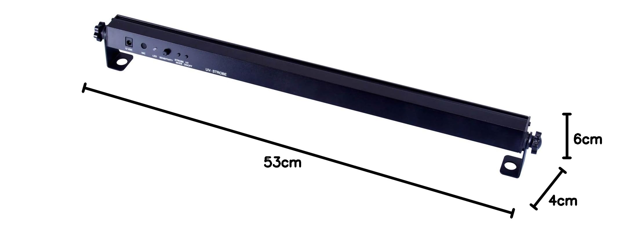 E-Lektron LUS-1 LED UV-Bar Strobe-Leiste Blacklight-Leiste Stroboskop Disco Licht-Effekt Schwarzlicht Bühnenlicht