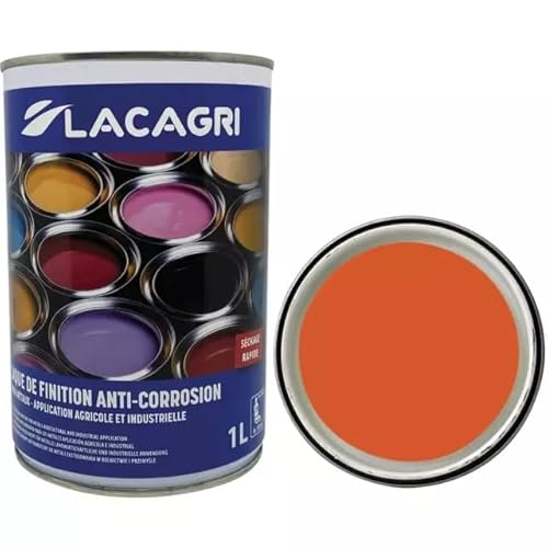 Lacagri SOMECA Peinture antirouille 3 en 1 Couche de finition et apprêt Orange