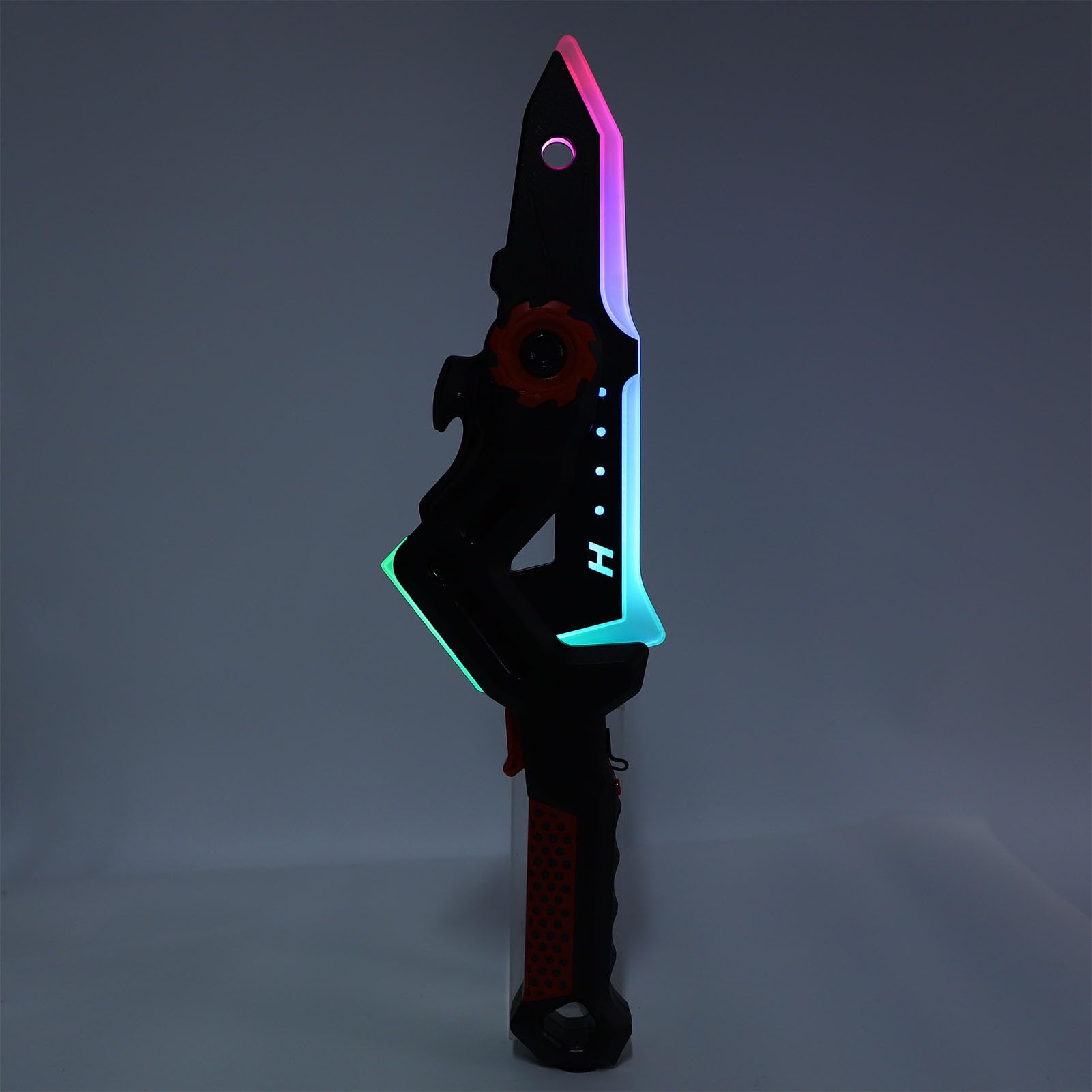 Sxhlseller Espada con Luz de Sonido de Hacha, Luces LED Brillantes de Colores y Rociador de Niebla, Juguete Interactivo con Efectos de Sonido de Vibración, para Regalos de Cosplay Presentes