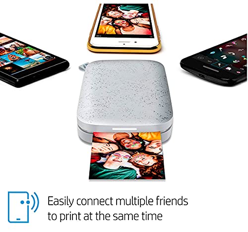 Impressora instantânea portátil HP Sprocket Bluetooth para fotos 2x3 polegadas