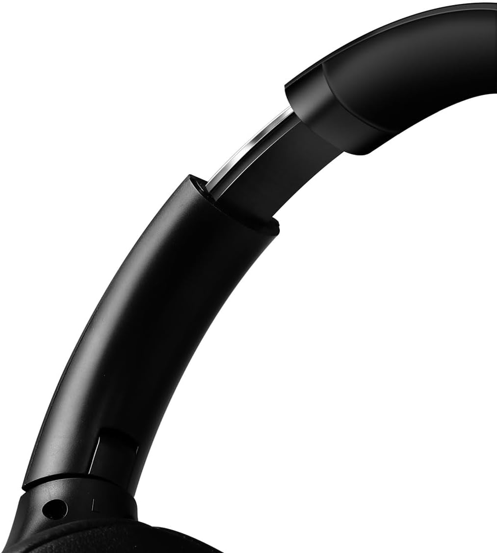 Close-up of the adjustable headband mechanism on the LogiLink BT0070 headset