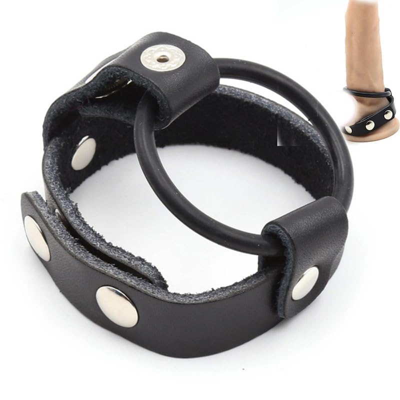 Anillo De ProteccióN Muscular De Cuero Male, DiseñO De ExtensióN del Arco Interior Ajustable, Anillo De Goma EláStico Adecuado para El Ejercicio De Todo El Cuerpo (Anillo De Goma)