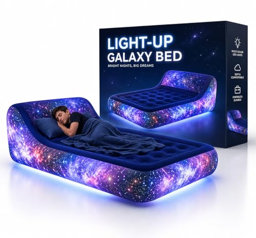 Lit gonflable à LED nébuleuse de la Carène, édition design Télescope Webb - 2