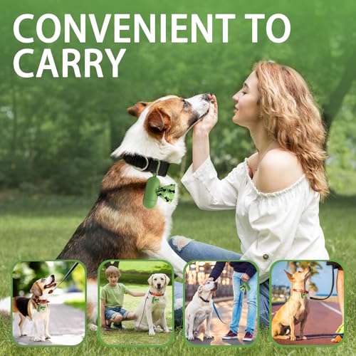 Image of HZDHCLH Poop Bags for Dogs Leak Proof Extra Thick Dog Poop Bags, Green Bones 36 Rolls 9 inch x 13 inch Lavender Scented Pet Waste Bag, 540 Count