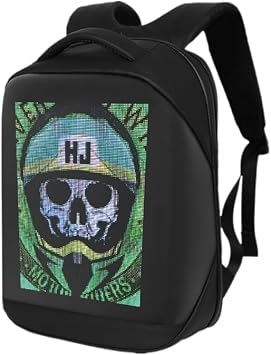 LED Backpack with Programmable Display, Bluetooth Connectivity LED-Backpack-21L