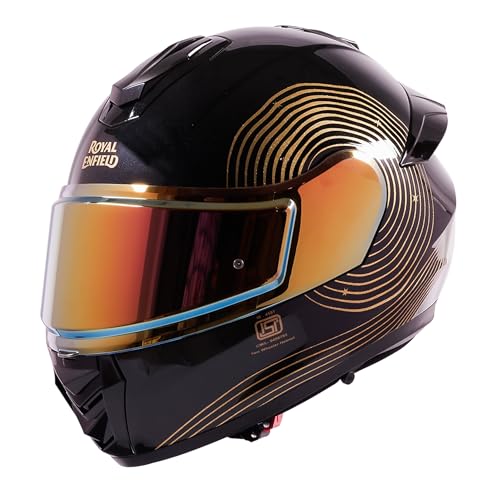 Royal Enfield Classics Astral Full Face Helmet (Size: L)-HEA240007-GOLD