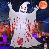 GOOSH 8.2 FT Giant Halloween Inflatable Ghost - Outdoor Blow Up Yard Decoration with Bright LED Lights, Weather-Resistant, Fast Inflation, Great for Party Garden Lawns
