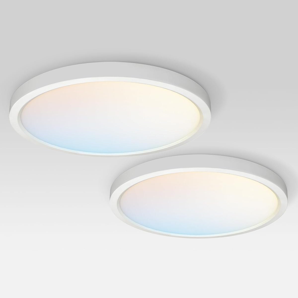Asd Led 15 Inch Round Flush Mount Ceiling Light Fixture | 28W 2300Lm 2700-6000K