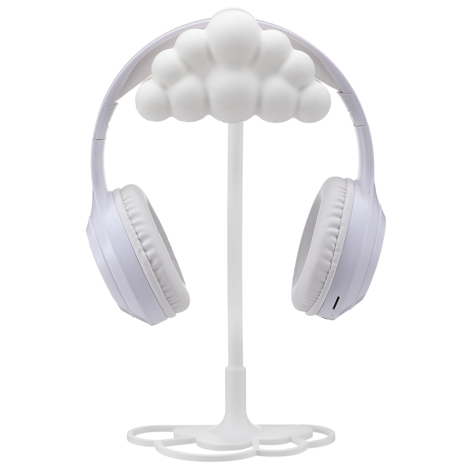 Yookeer Cloud Headphone Stand 3D White Cloud Cute Headphone Decor for Gamer Room Office Desk Christmas Gaming Gifts for Women Girlfriend Office Worker-image-42