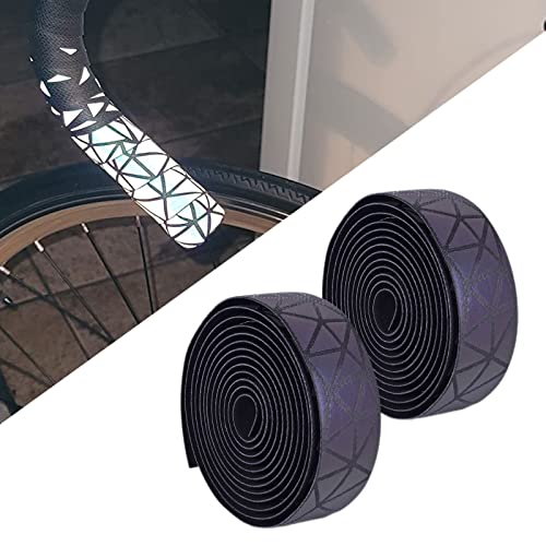 Bike Handlebar Tapes, Reflective Road Bicycle Bar Tape, Handle Wraps 2 Rolls for Road Bikes and Cycling