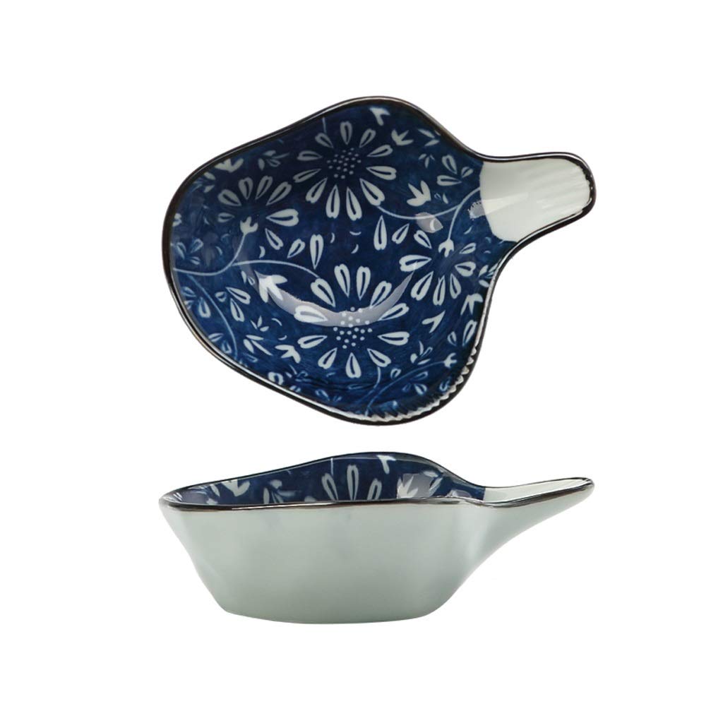 Mały talerz 10 szt. Ceramiczne sosjerki Talerze w kształcie ryby Spodki Miska na sushi Przekąska Zestaw naczyń obiadowych w stylu japońskim Przekąski Talerze sałatkowe