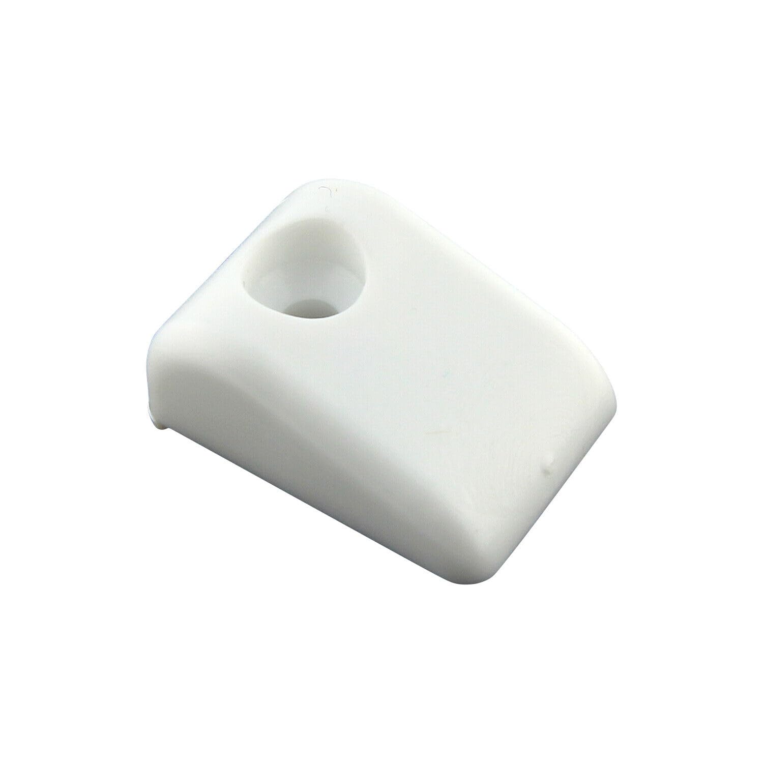 ASHMAV 10 Pack Drawer Slide Bumpers for Roll Out Shelves, White