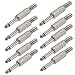 Produktbild 10 Stück 1/4 Zoll Mono-Klinkenstecker, 75 x 15 mm, 6,35 mm männlich Mono Stecker Audio Monaural Kabel und Stecker
