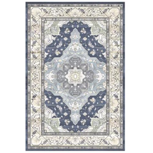 Tapis de salon antidérapant style rustique grand format - 2