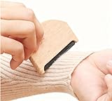 Wollkamm aus Buchenholz, Kaschmir Kamm für Pullover, Fusselkamm zum Entfernen von Pilling und Knötchen, Wollbürste Reinigungswerkzeug für Wollpullover und Kleidungspflege