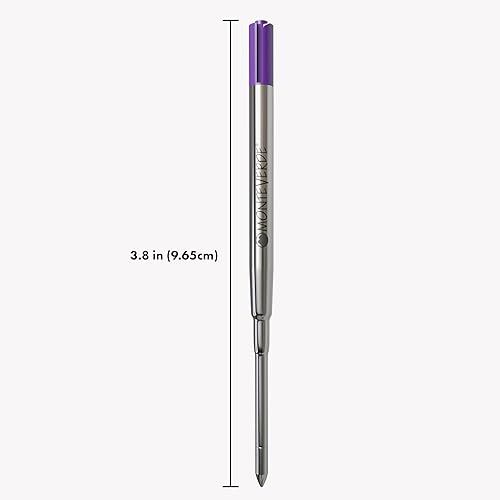 Vista 41 de Monteverde - Recambio para bolígrafo Parker de punta media, suave deslizamiento, 2 unidades Rojo