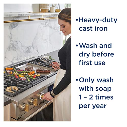 Image of Reversible Cast Iron Griddle /Grill Combo