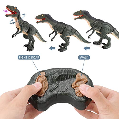 image for Liberty Imports Dino Planet Remote Control R/C Walking Dinosaur Toy wi