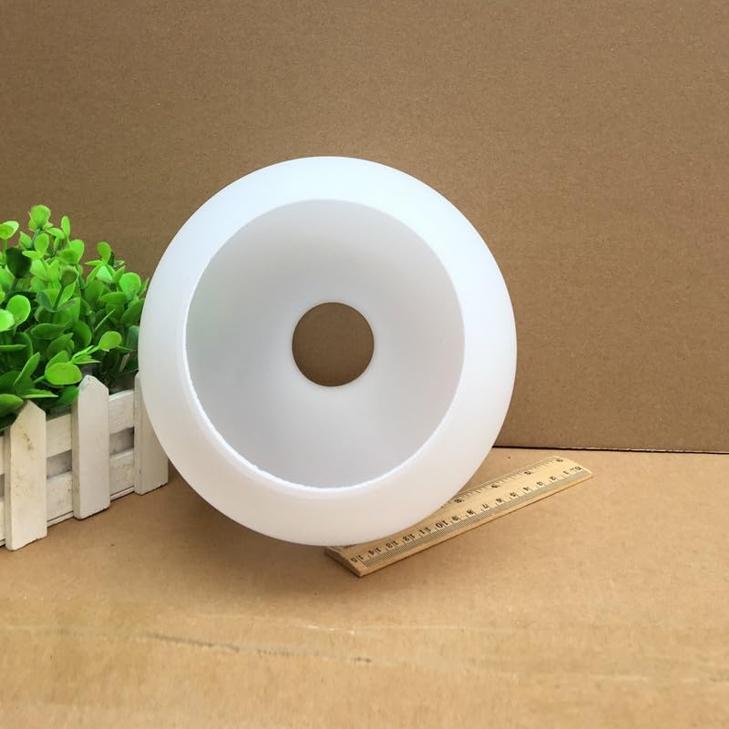 4 Paralumi A Bolla In Vetro Trasparente Di Ricambio – Diametro 42 Mm, Altezza 14.7 Cm, Apertura 12.7 Cm, Per Lampadari, Applique E Lampade Da Tavolo