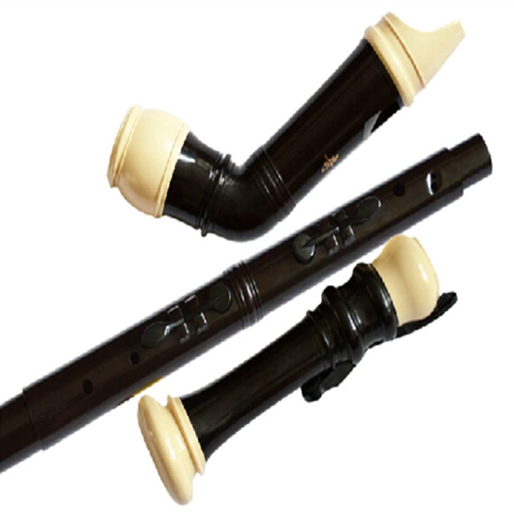 Flauto, Flauto for Principianti, Strumento Musicale, Flauto Dolce Basso Professionale, Barocco, 8 Fori, Chiave F, Soprano