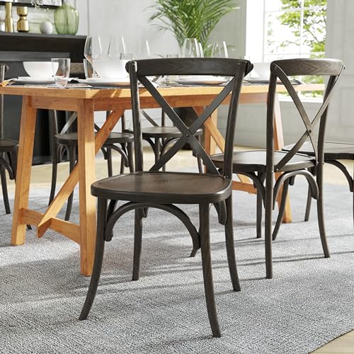 Image of Flash Furniture 2 Pack HERCULES Series Early American Cross Back Chair