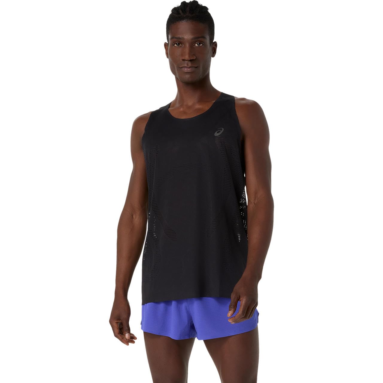 [アシックス] ランニングウェア METARUNシングレット 2011D508 メンズ 001(パフォーマンスブラック) M