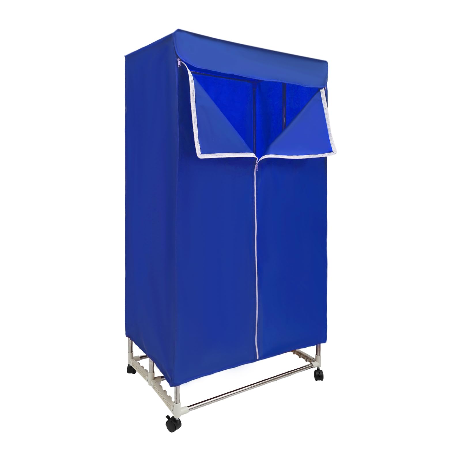 Faltbarer Wäschetrockner Blauer Wäschetrockner EU Norm Wäschetrockners Touchscreen Wäschetrockners Musterloser Trockner Für Badezimmer