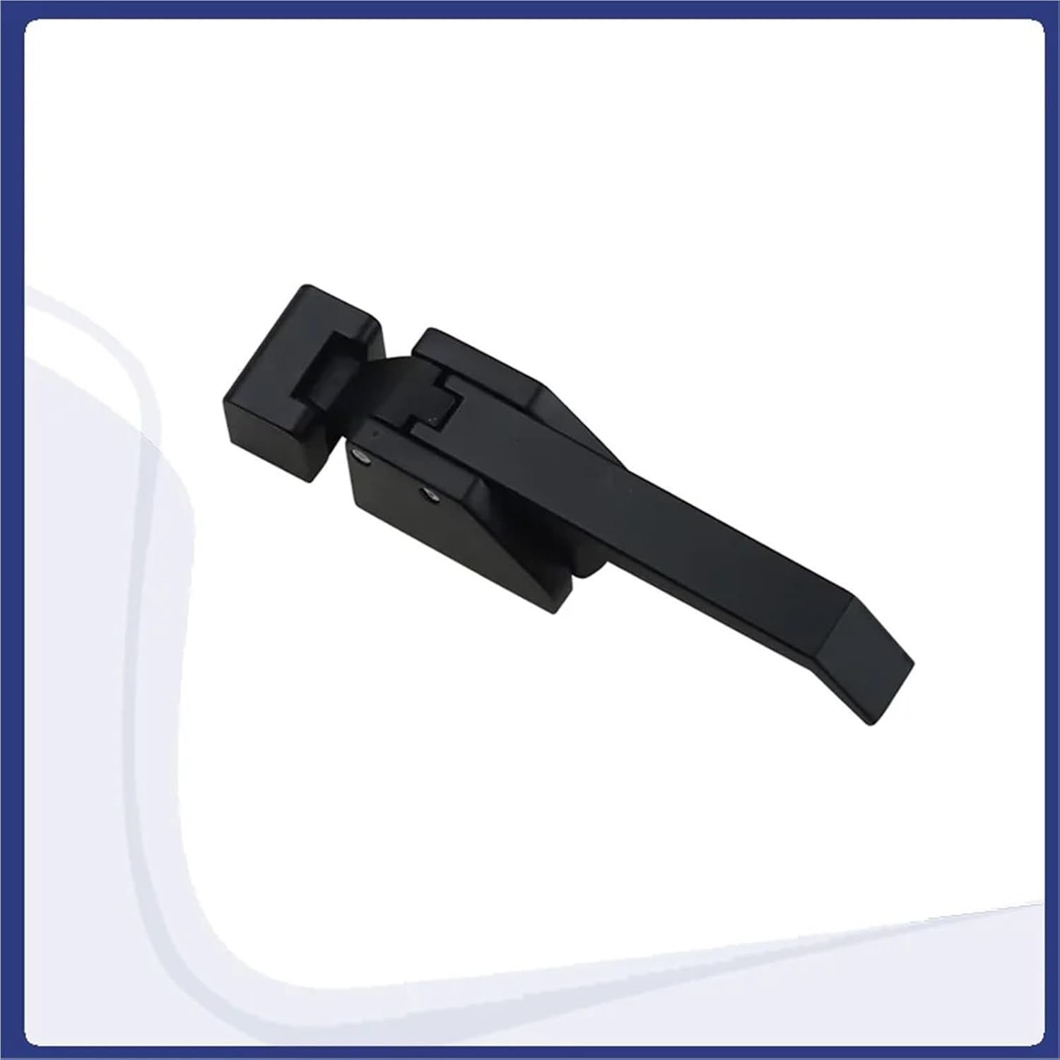 Heavy Door Handle Locks Made of Black Zinc Alloy 1Pcs(with Lock)