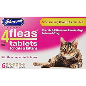 Johnsons 4Fleas Tablets for Cats an...