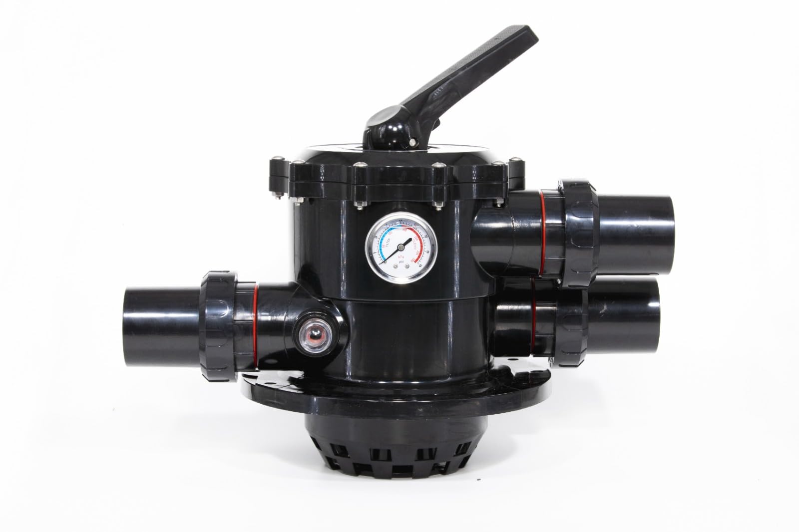 Poolx 2-Inch Top Multi-Port Valve, Versatile Valve for Easy Pool Water Control and Distribution, Robust Construction