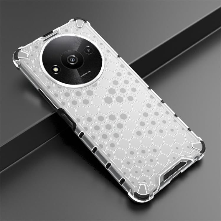 Image of Hard PC Back Case Cover for Redmi Mi A3 4G /Poco C61 Anti Slip Ultra Thin Shockproof Reinforced Corners (Polycarbonate|Transparent)