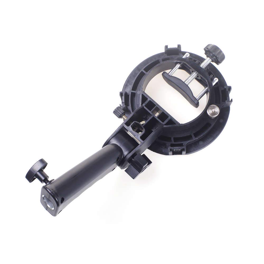 Photography Accessories Handheld Grip S-Type Flash Bracket Bowens S Mount Holder for Speedlite Flash Light Stand Softbox