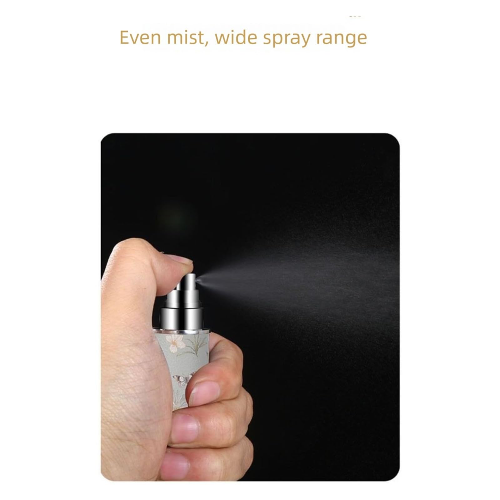 Flacone di profumo in pelle Atomizzatore di profumo ricaricabile da 10 ml | Contenitori cosmetici in pelle Bottiglia Bottiglie di erogazione vuote a prova di perdite(5PCS)