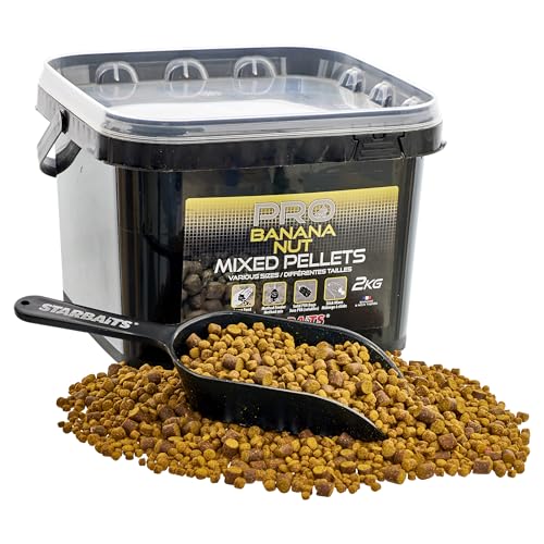 Pellets Pro Banana Nut jaune 2Kg appât carpe et gros poissons blancs 44911