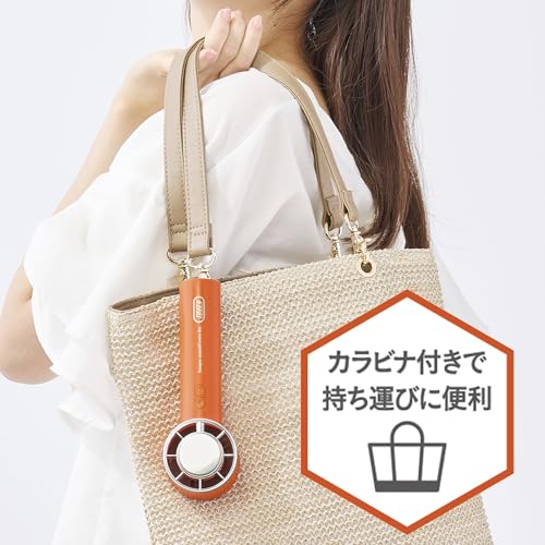 【Toffy/トフィー】 3Way ひんやりファン HFN1 カラビナ付き 7時間稼働 ハンディ 卓上 スタンド 首掛け 冷却プレート付き カナリアイエロー