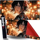 Beautiful Design – The artwork of our Girl gaming mouse pad large measuring is 28